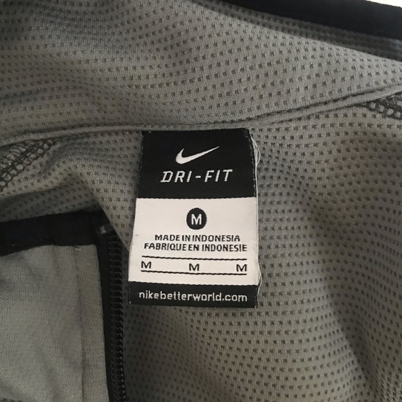NIKE Dri-Fit Men’s Grey Full Zip Training Jacket - Picture 2 of 4